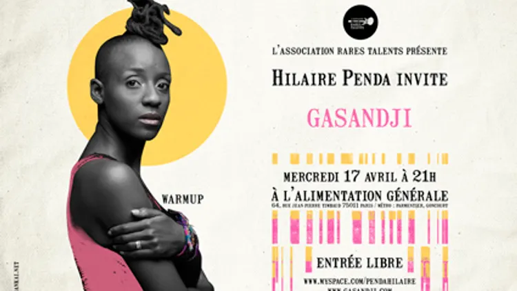 Hilaire penda Warm Up Show invite Gasandji