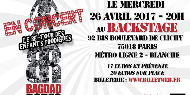 BAGDAD RODEO en  concert à Paris