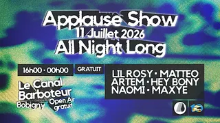 APPLAUSE SHOW OPEN AIR + CLUB