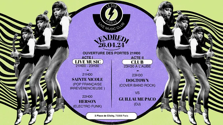 Sainte Nicole, Herson, Dogtown & DJ set