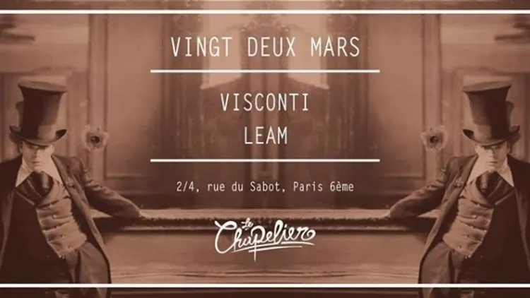Le Chapelier avec Visconti et Leam