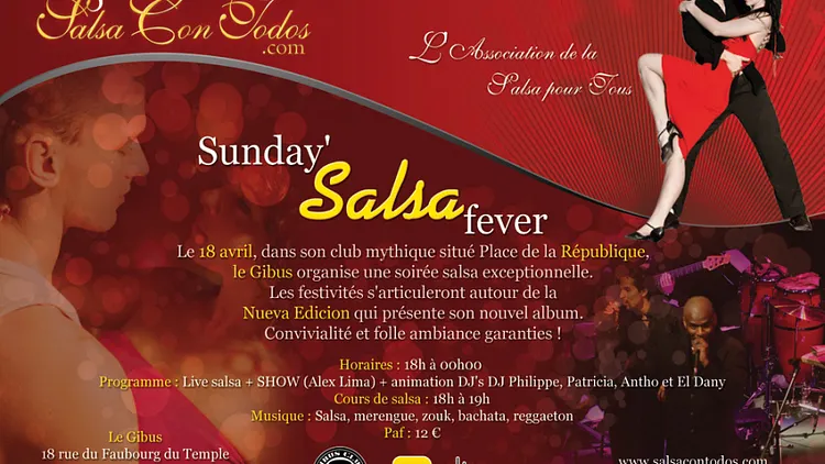 EXCPETIONNELLE SOIREE SALSA AU GIBUS