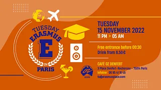 TUESDAY ERASMUS IN PARIS