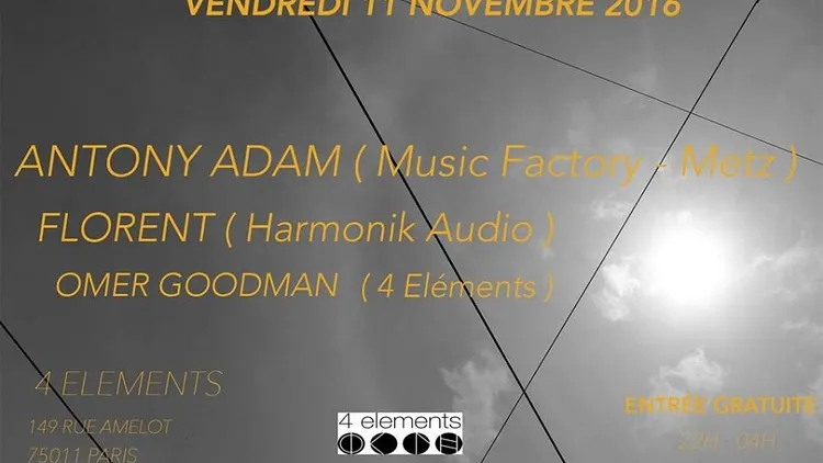 Antony ADAM & Friends @ 4 elements
