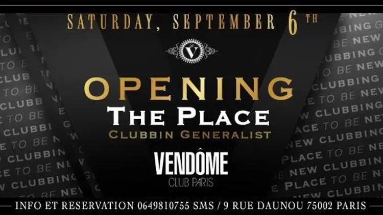 The place opening