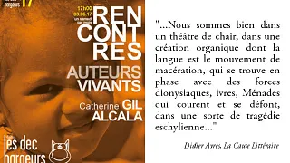 Lecture rencontre avec Catherine Gil Alcala