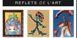 EXPOSITION COLLECTIVE REFLETS DE L'ART  AVEC L'ARTISTE PEINTRE CAROLINE FAINDT