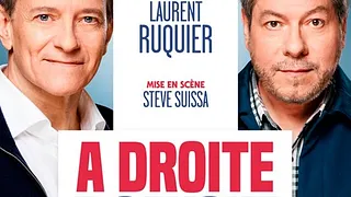 A droite, à gauche  avec Francis Huster, Régis Laspalès