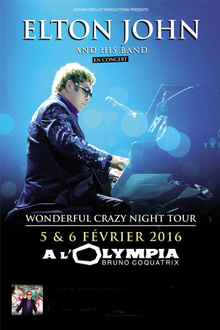 Elton John en concerts à Paris