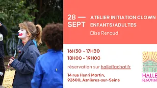 Atelier initiation clown - Elise Renaud
